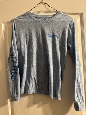Salt Life Light Blue Long Sleeve Logo Shirt